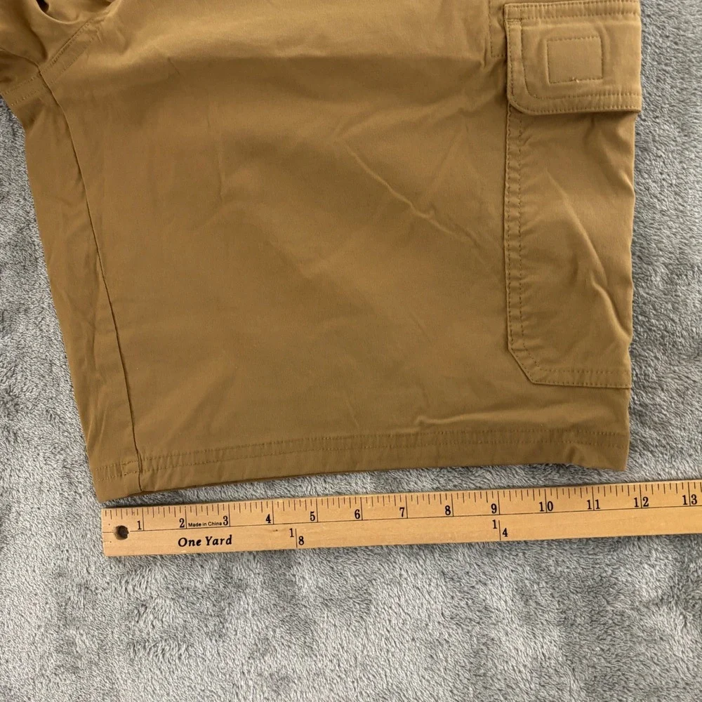 Orvis Tech‎ Cargo Shorts Mens 38 Brown Stretch Comfort Pockets 9.75
